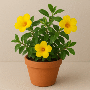 Allamanda Creeper (Yellow) Flower Plant With Pot