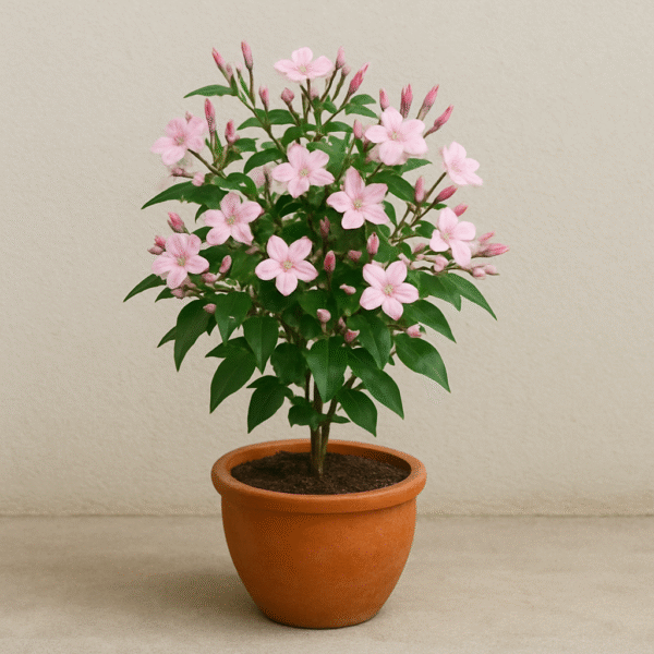 PINK JASMINE / Mogra fragrant Flower Plant – with Pot