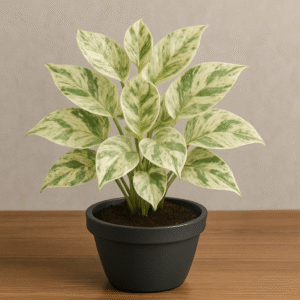 Money Plant Marble Queen with pot