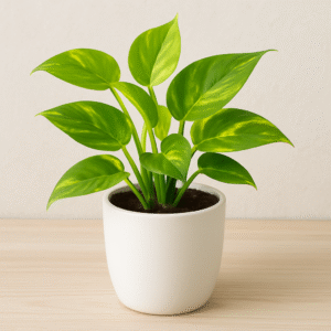 Golden Money Plant with Ceramic  Pot
