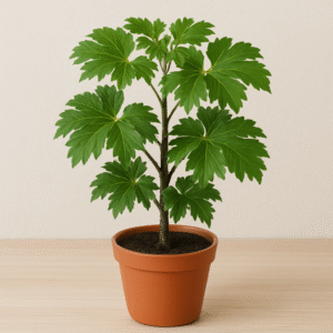 Green Aralia Indoor Plant with Pot