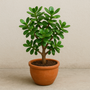 Jade Plant(Good Luck) – With Pot