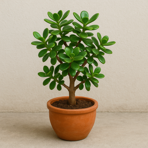 Jade Plant(Good Luck) – With Pot