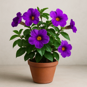 Allamanda Purple Flower Plant with Pot