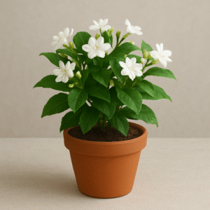 Crape Jasmine (Chandni) – Tagar Plant with Pot