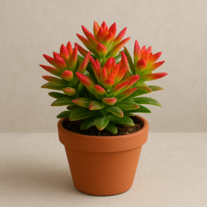 Crassula Capitella Campfire succulent plant in decorative pot for indoor decor in Lucknow