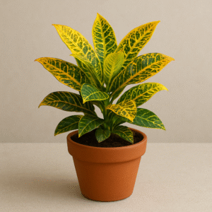 Croton Petra yellow plant in decorative pot for home and office in Lucknow