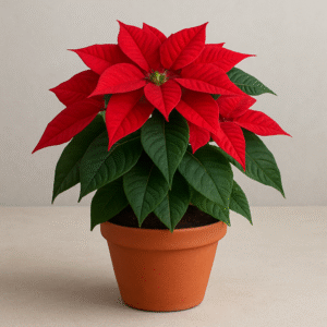 Red Poinsettia(Christmas Flower) Plant Plant with Pot