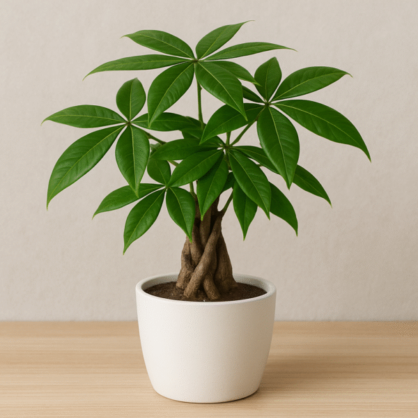 Pachira (Money Tree) Plant – With Ceramic Pot