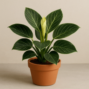Philodendron Birkin Plant with Pot