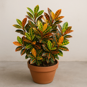 Croton Plant(Gold Dust, Small Leaves) Plant – With Pot