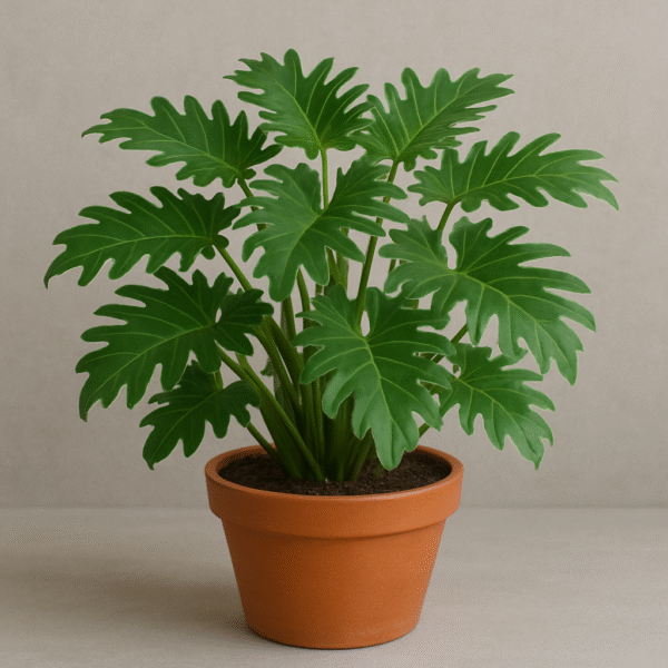 Exotic Green Xanadu Indoor Plant with Pot