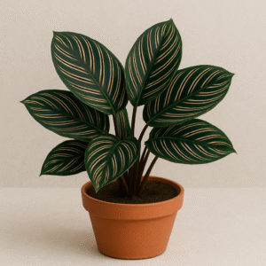 Calathea ornata (Pink stripes) Plant With Pot
