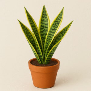 Air Purifier Sansevieria Plant - With Pot