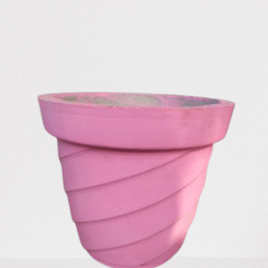 10-Inch Cement Planters (Pink) – Set of 6 | Stylish Concrete Pots for Indoor & Outdoor Use