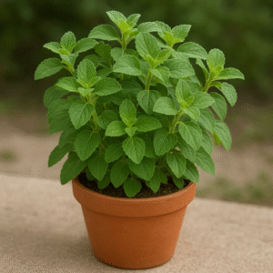 Ajwain plant in pot, aromatic and medicinal herb for home and kitchen garden in Lucknow