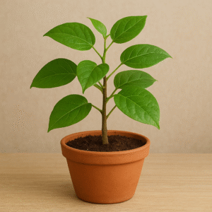 Giloy (Tinospora cordifolia / Gulvel) medicinal plant in a pot, natural immunity-boosting herb for home garden in Lucknow